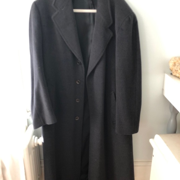 Canali Wool and Classic Fit Overcoat - Picture 2 of 6